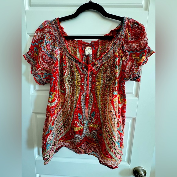 Gorgeous Vintage Paisley Blouse - Picture 1 of 3